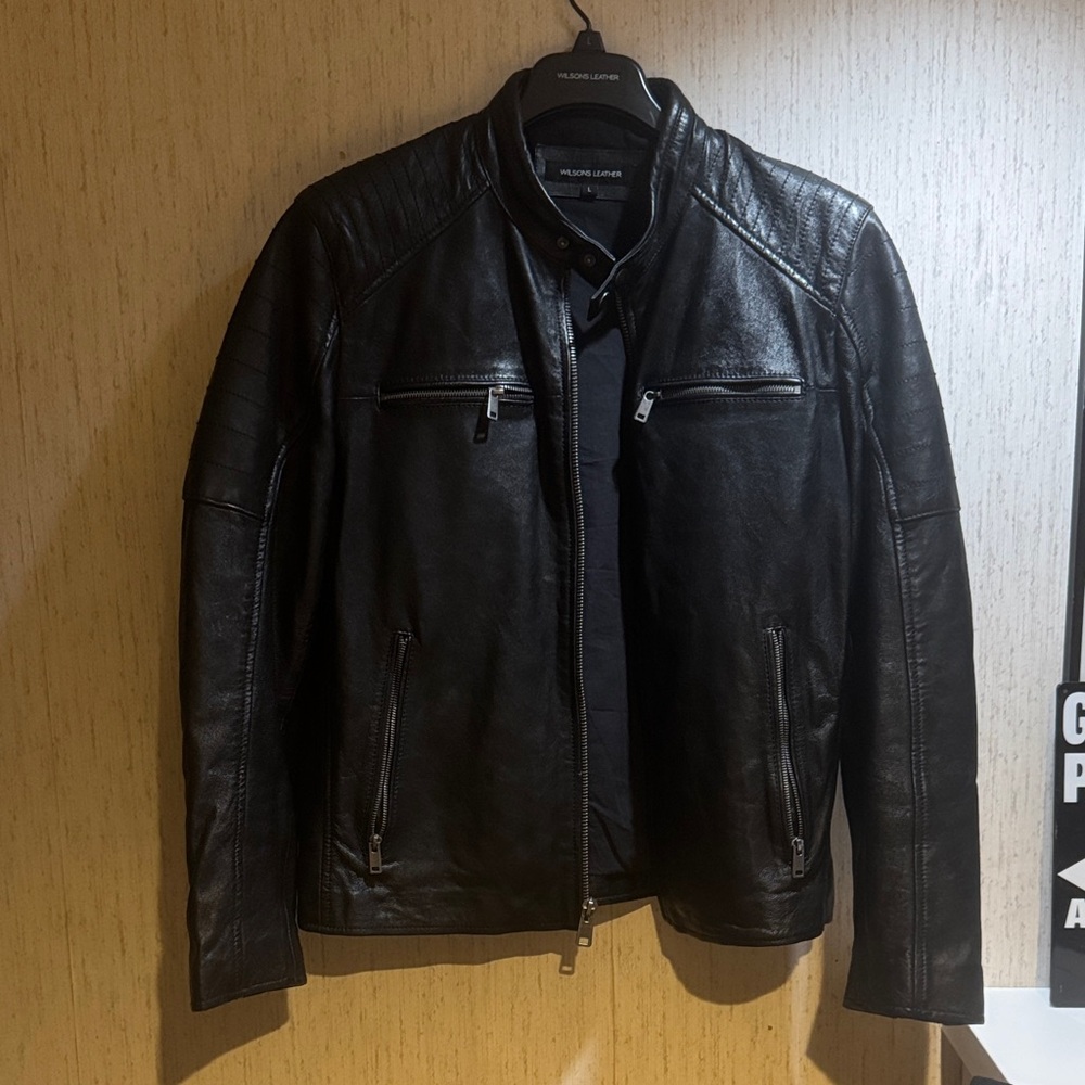 Wilsons Leather Classic Black Jacket